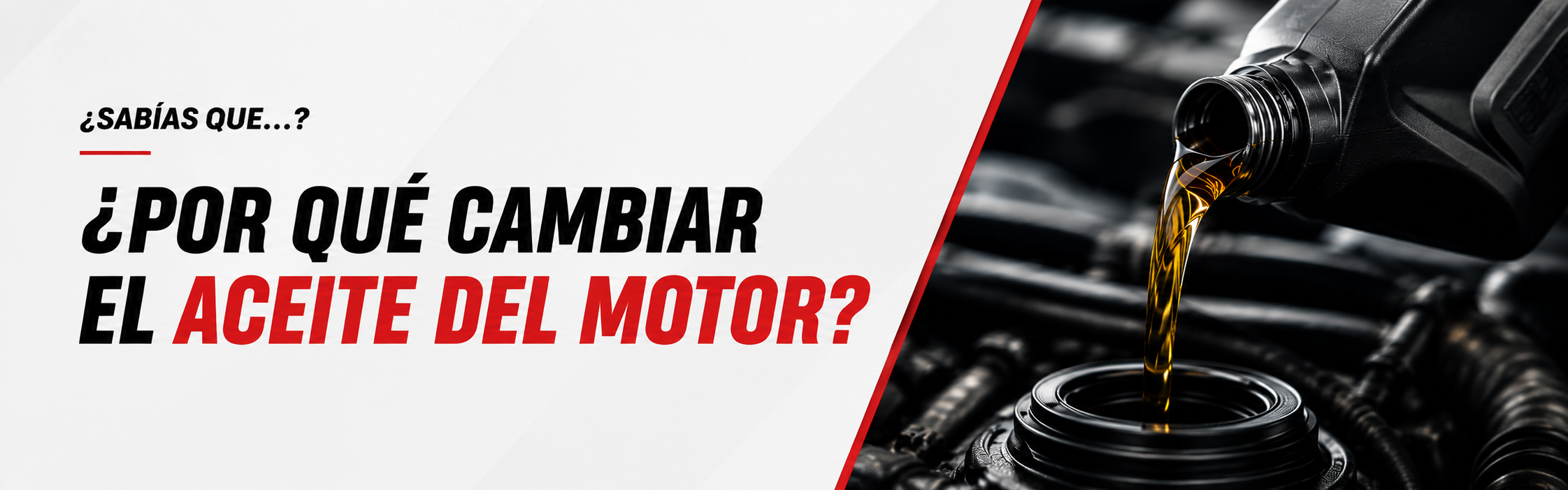 ¿Por qué cambiar el aceite del motor?
