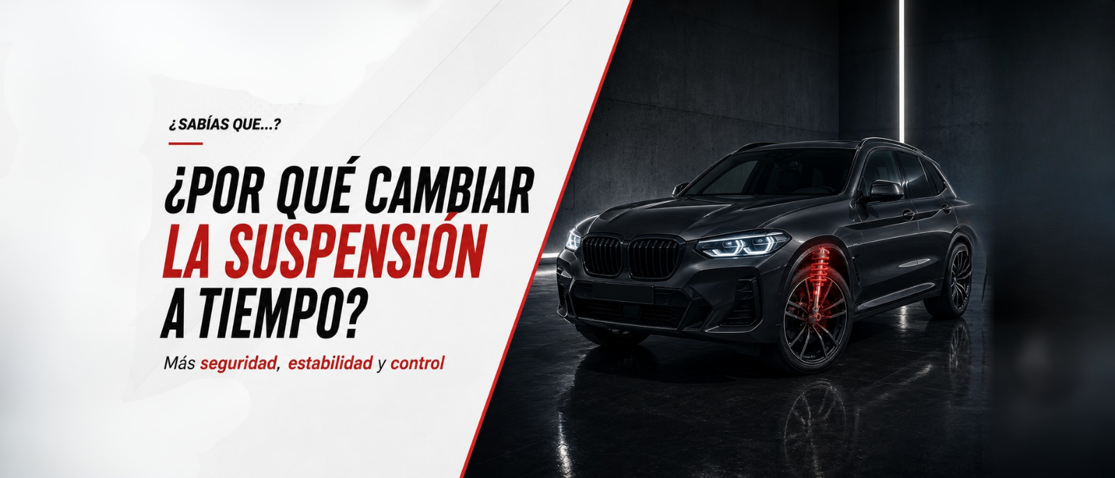 Componentes de suspensión: cuándo cambiarlos y por qué son clave para tu seguridad