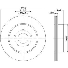 Disco de Freno TRASERO Promax 20-53024 - 2