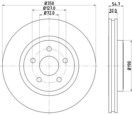 Disco de Freno DELANTERO Promax 14-53064 - 2