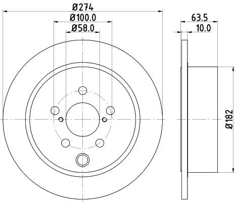 Disco de Freno TRASERO Promax 14-610013 - 2