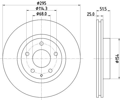Disco de Freno DELANTERO Promax 14-610014 - 2